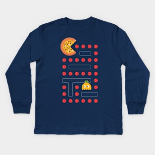 Pac Pizza Kids Long Sleeve T-Shirt